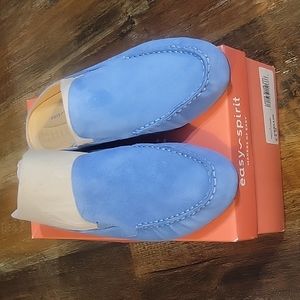 Easy Spirit Mule Blue Suede 9.5